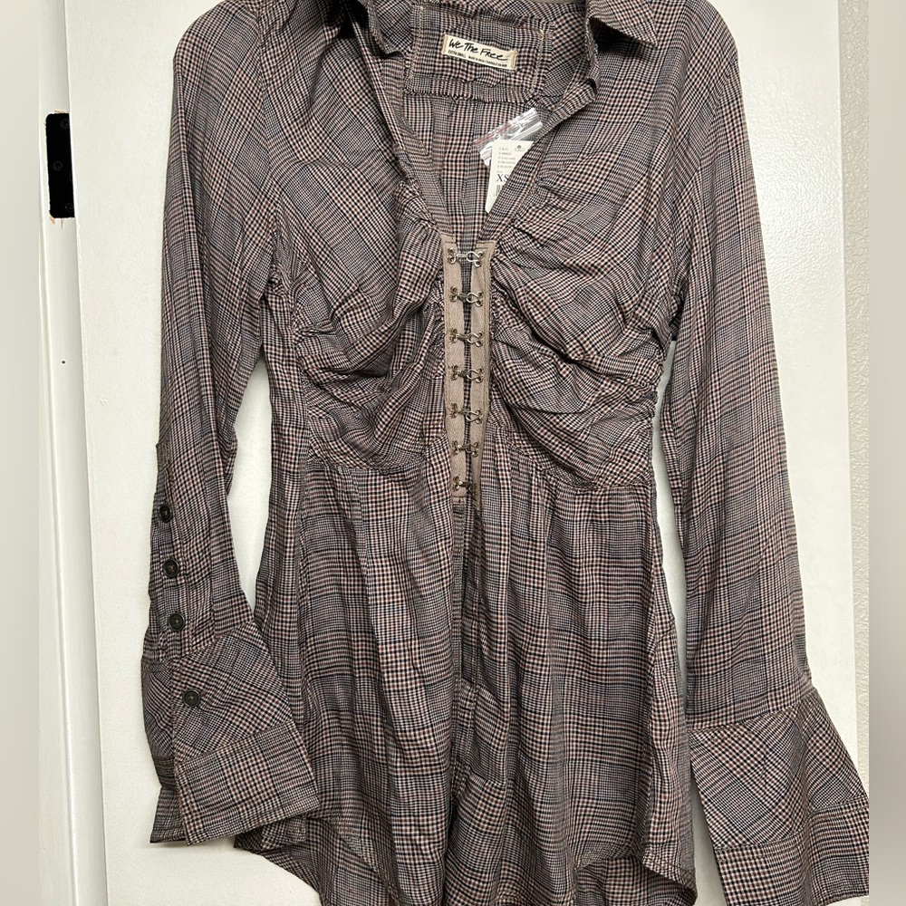 We the Free NWT top plaid PRICED TO SELL - Picture 3 of 6